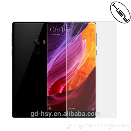 HUYSHE 0.3mm 2.5d round edge 9h hardness tempered glass screen protector for XIAOMI MI MIX OEM welcome